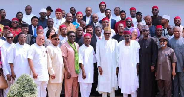 PRESIDENT BUHARI RECEIVES DELEGATION OF APC SOUTH EAST LEADERS